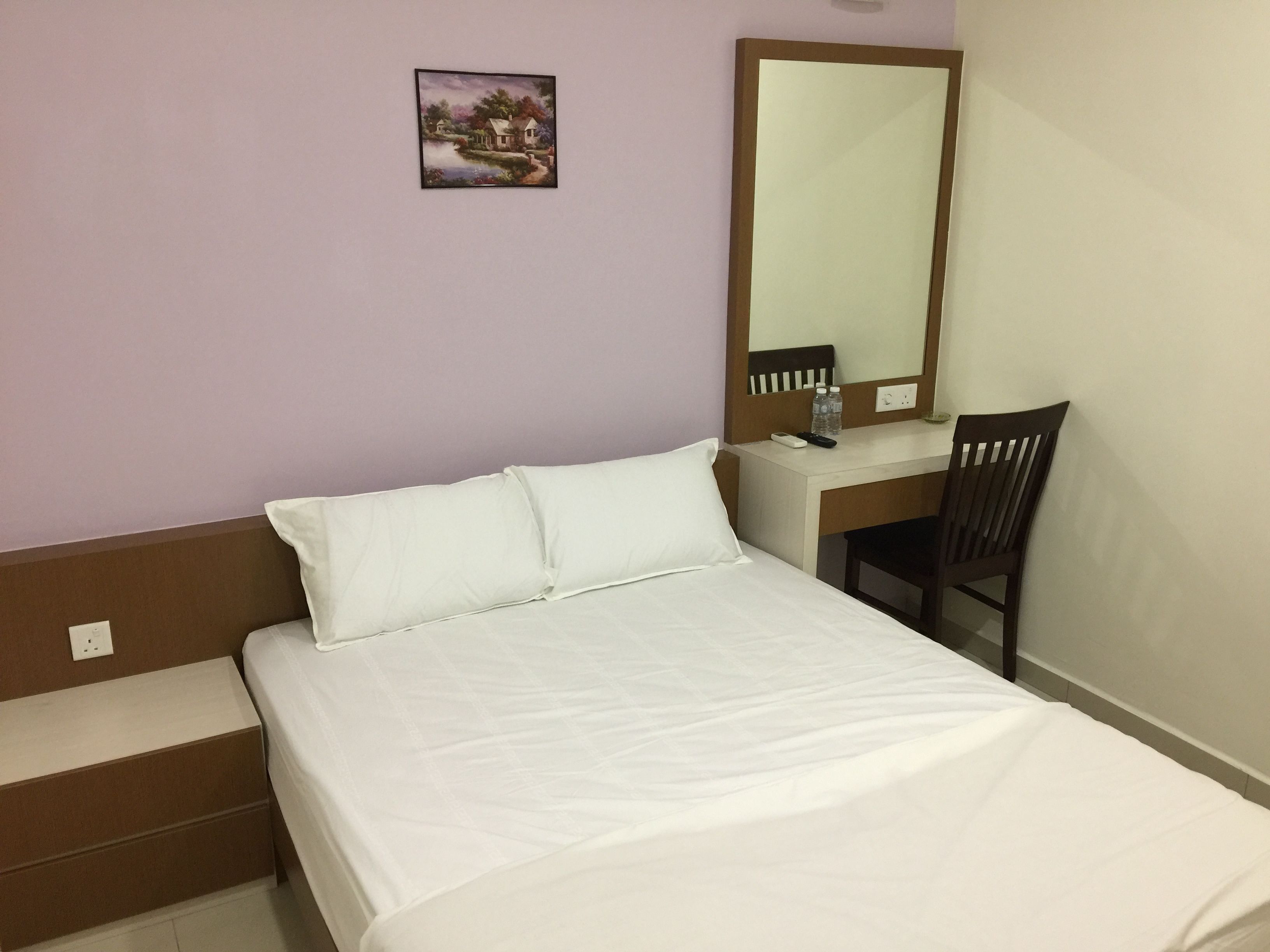 Desk, iron/ironing board, free WiFi, bed sheets