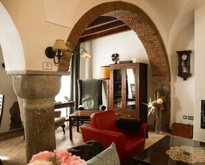 Sala de estar en el lobby