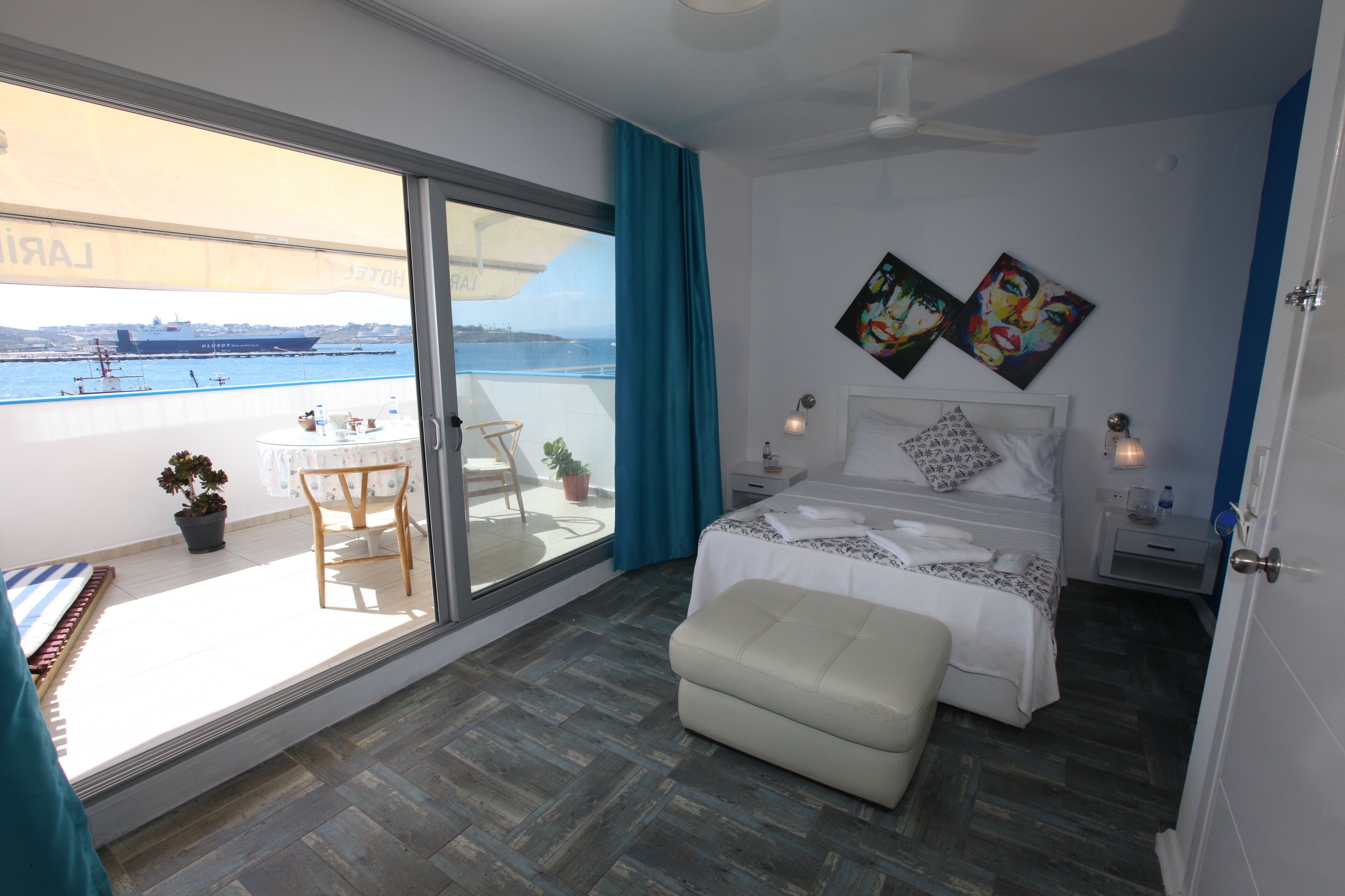 deluxe double room, balcony, sea view | city view