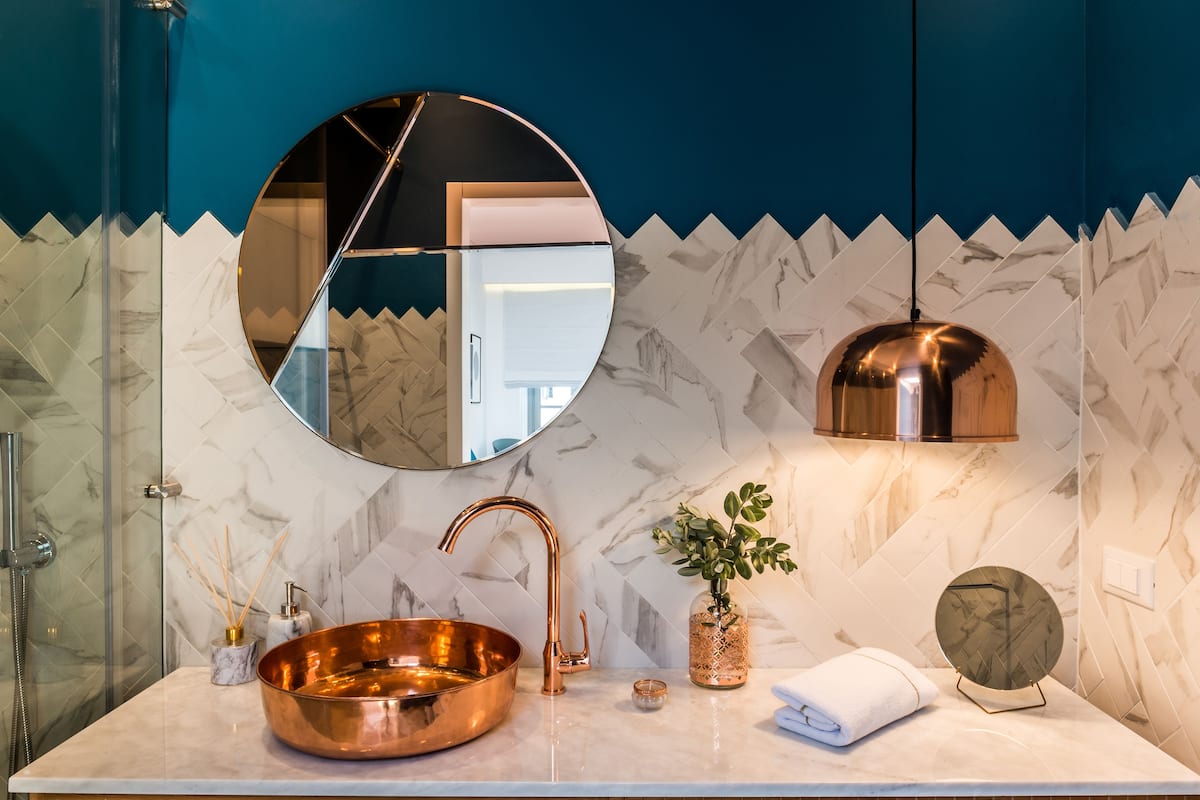 azure | bathroom sink