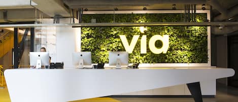 Check-in/check-out kiosk