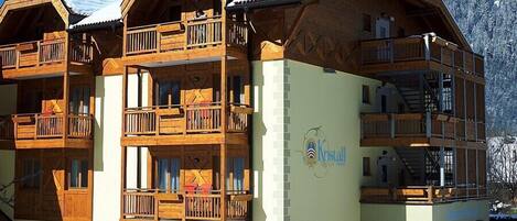 Majoituspaikan julkisivu