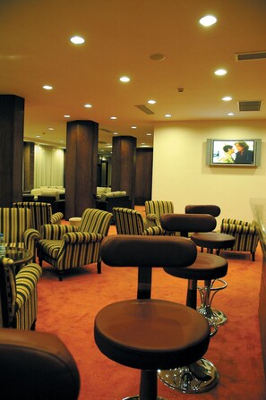 Área de estar no saguão