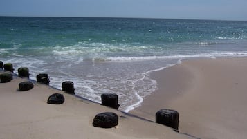 Vlak bij het strand