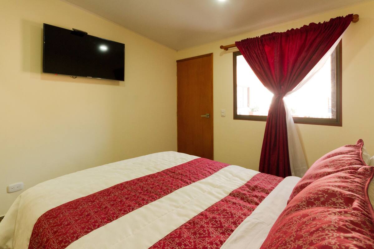 Quarto casal | Ferros/tábuas de passar roupa, Wi-Fi de cortesia