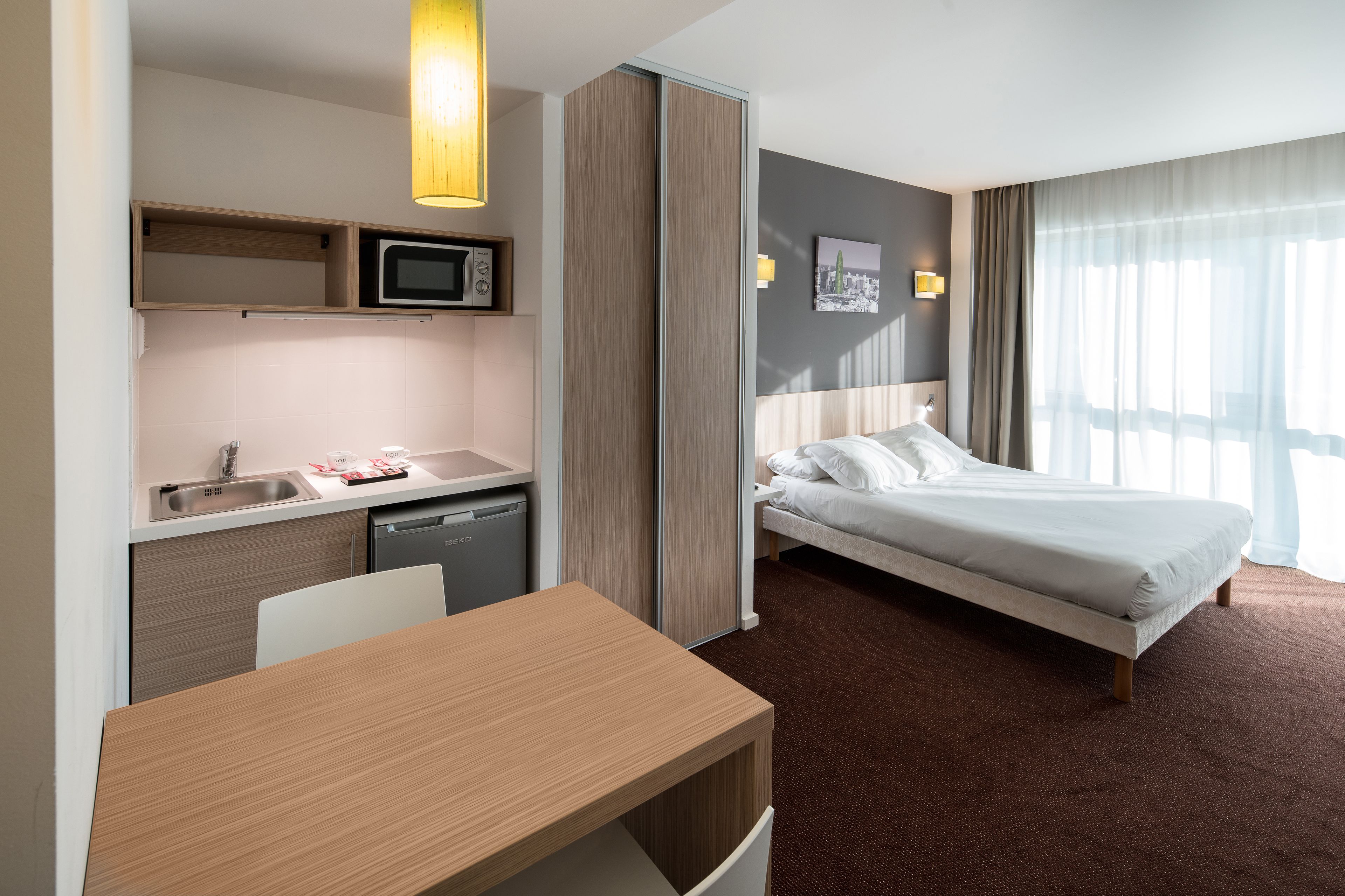 standard double or twin room (with parking included) | minibar, desk, laptop workspace, blackout curtains