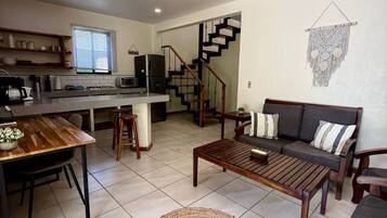 Villa Papaya | Living area | 32-inch LED TV with digital channels