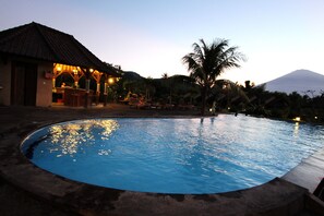 Outdoor pool - TWIN Ocean View Bungalow with AC (2 persons) (Amed - Karangasem)
