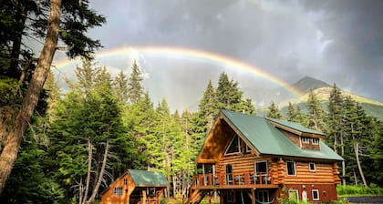 Maison en bois rond privée sur le lac Kenai!