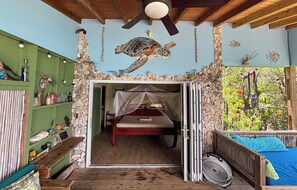 1 bedroom, in-room safe, iron/ironing board, free WiFi - RARE-ON THE BEACH. Couples only. Private, Surrounded by nature. ZEN ALL DAY LONG (Cas Abou)