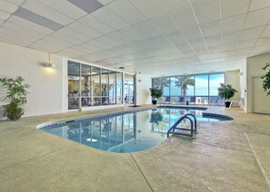 Indoor pool, outdoor pool