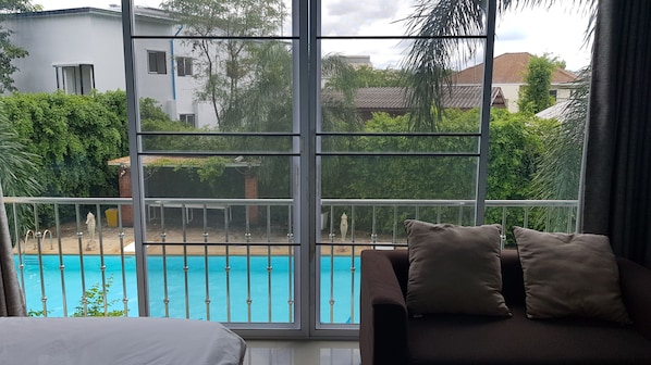 Standard Double Room with Pool View | Blackout drapes, free WiFi - The O2 (Udon Thani)