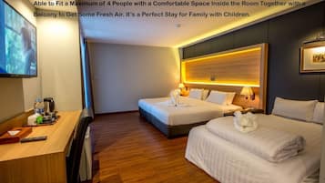 Family Double or Twin Room, 1 Bedroom, Lanai | Minibar, in-room safe, desk, blackout drapes