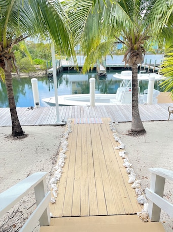 Property grounds. Cozy South Bimini studio-style villa with dock and beach just steps away!