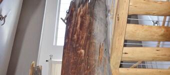 Custom log cabin nestled in Powderhorn Ski Resort. Great in winter or summer.