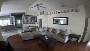 Smart TV, video games, DVD player, stereo