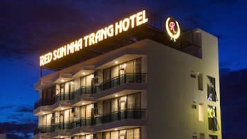 Front of property – evening/night