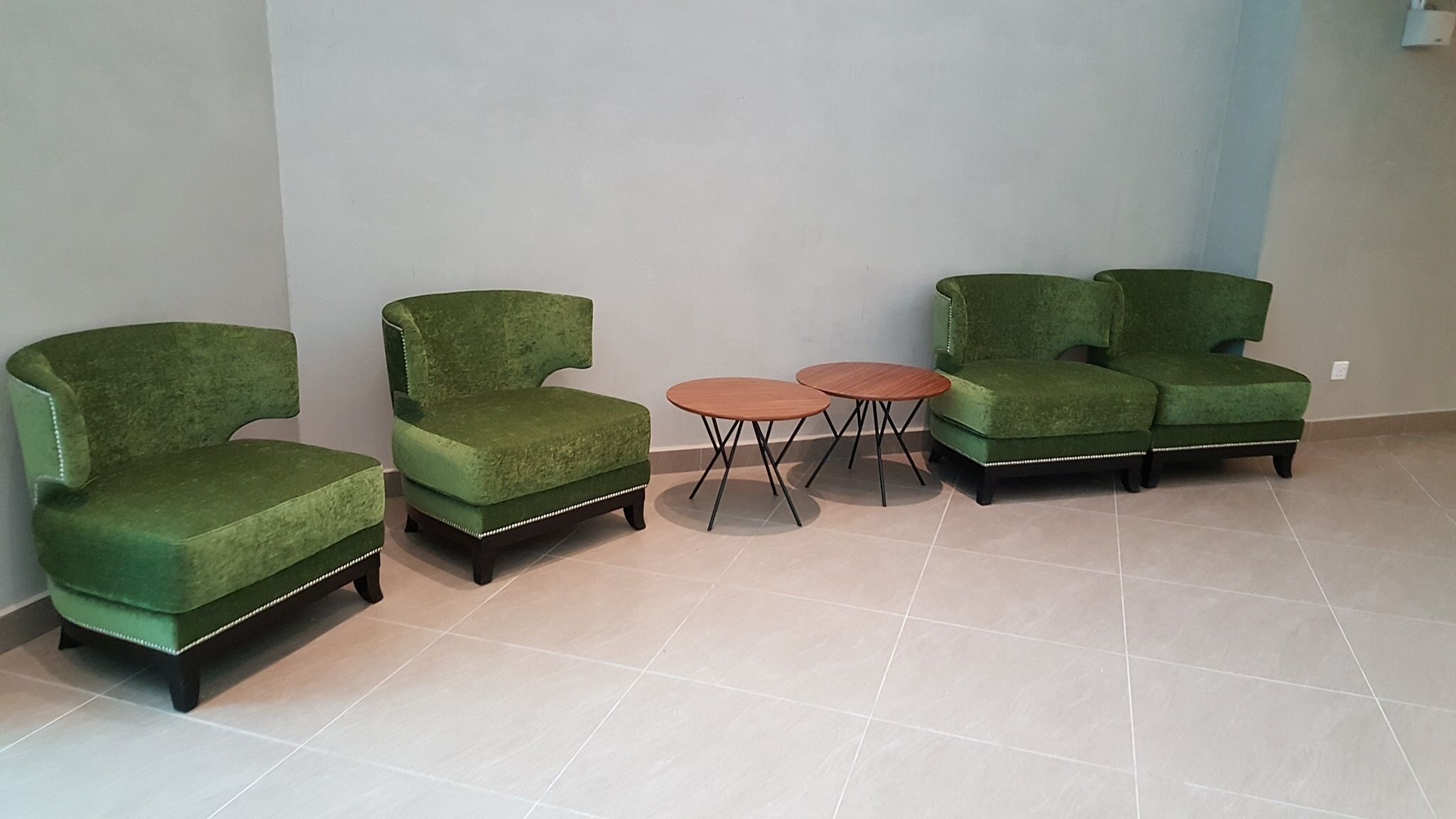 Sittområde i lobbyn