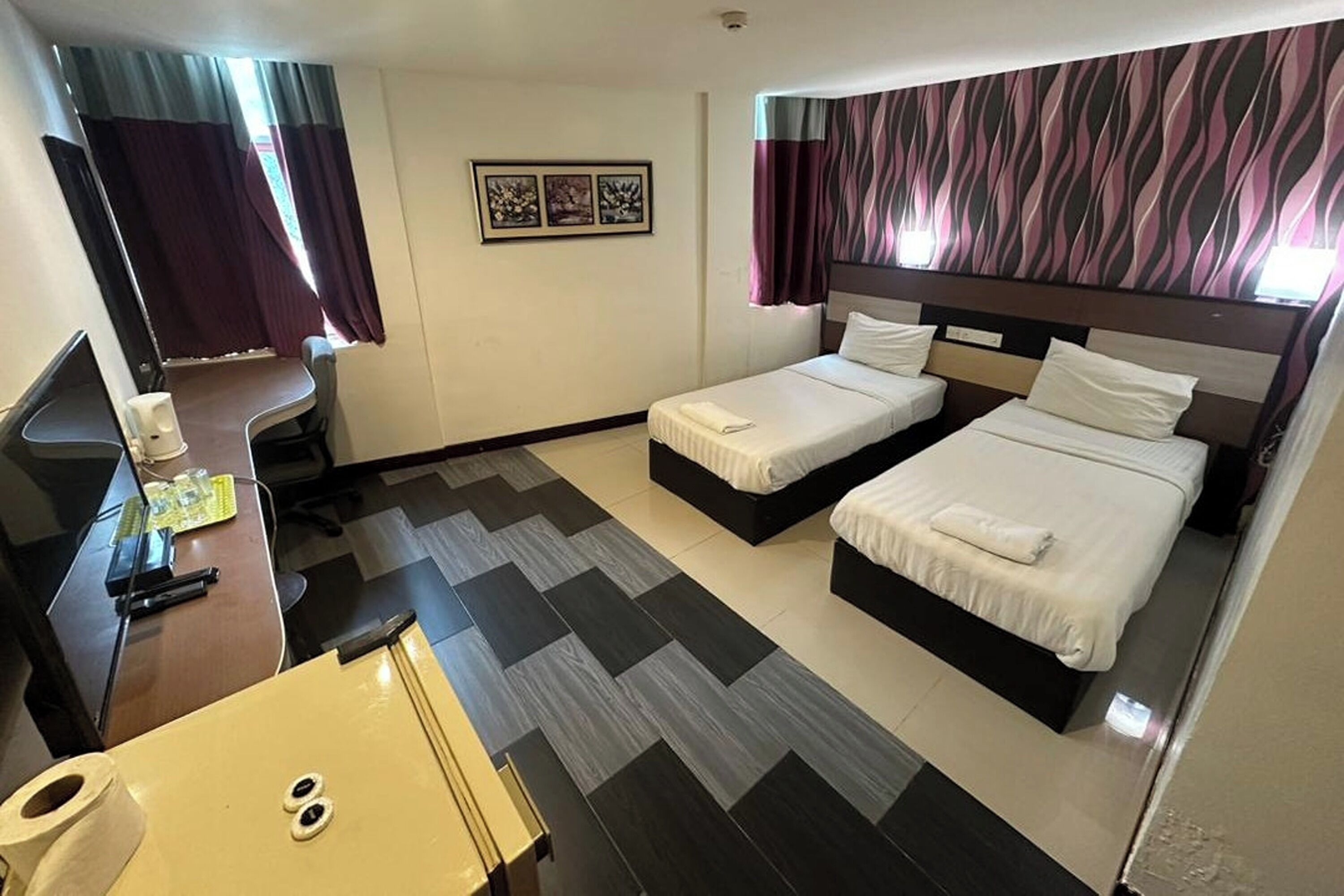 Chambre avec lits jumeaux