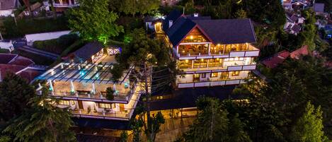 Front of property - evening/night