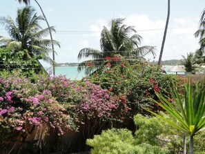 Blick von der Unterkunft