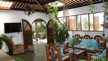 Sala de estar en el lobby