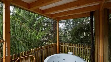 Cabaña de los Abetos | Private spa tub