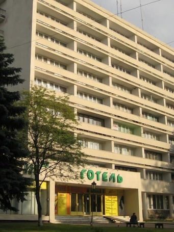 Property entrance. Tourist Hotel
