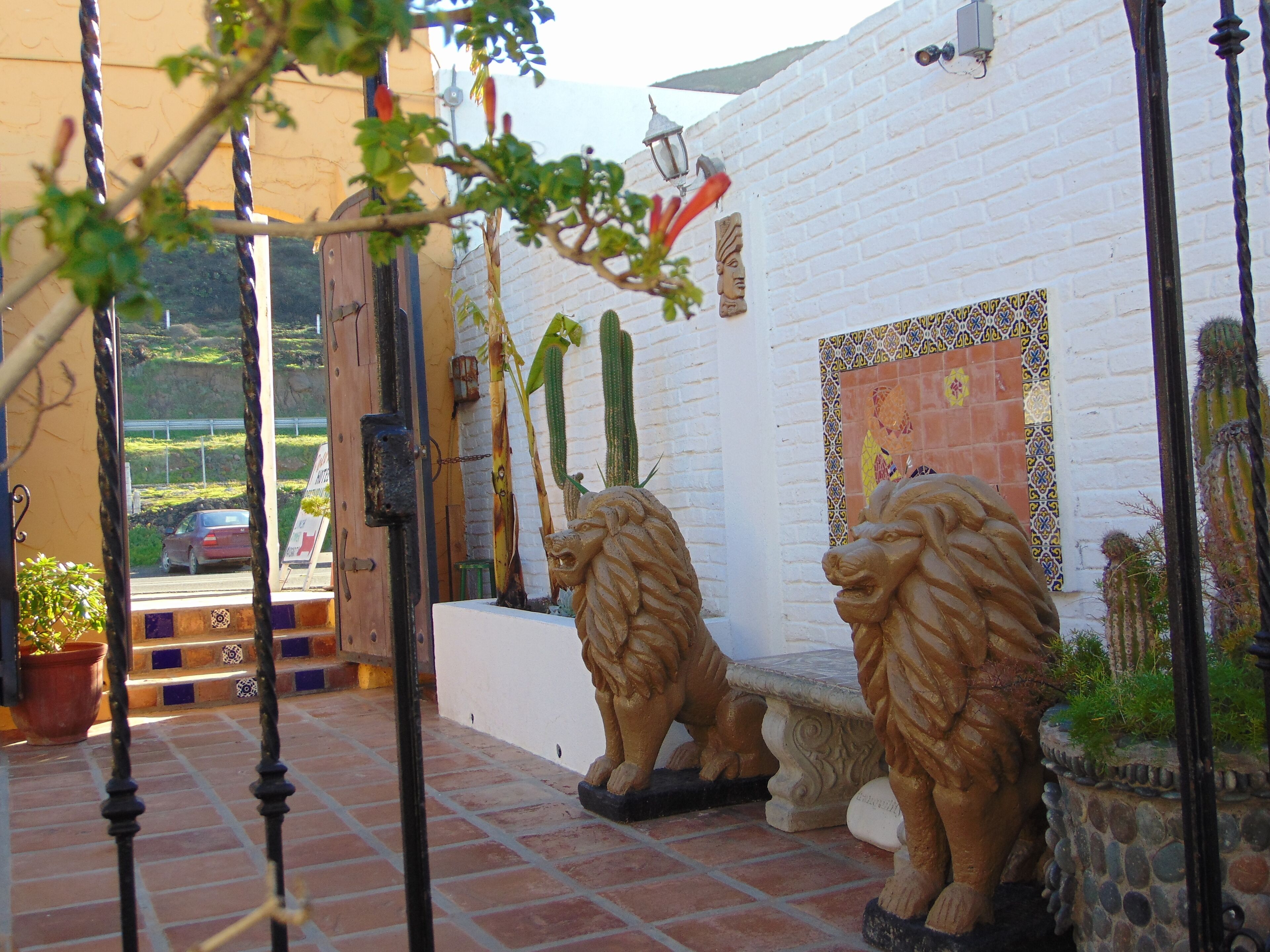 Entrada de la propiedad