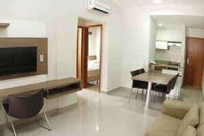 Quarto, 1 quarto | Sala de estar | TV de tela plana