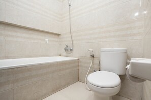 Douche, articles de toilette (gratuits)