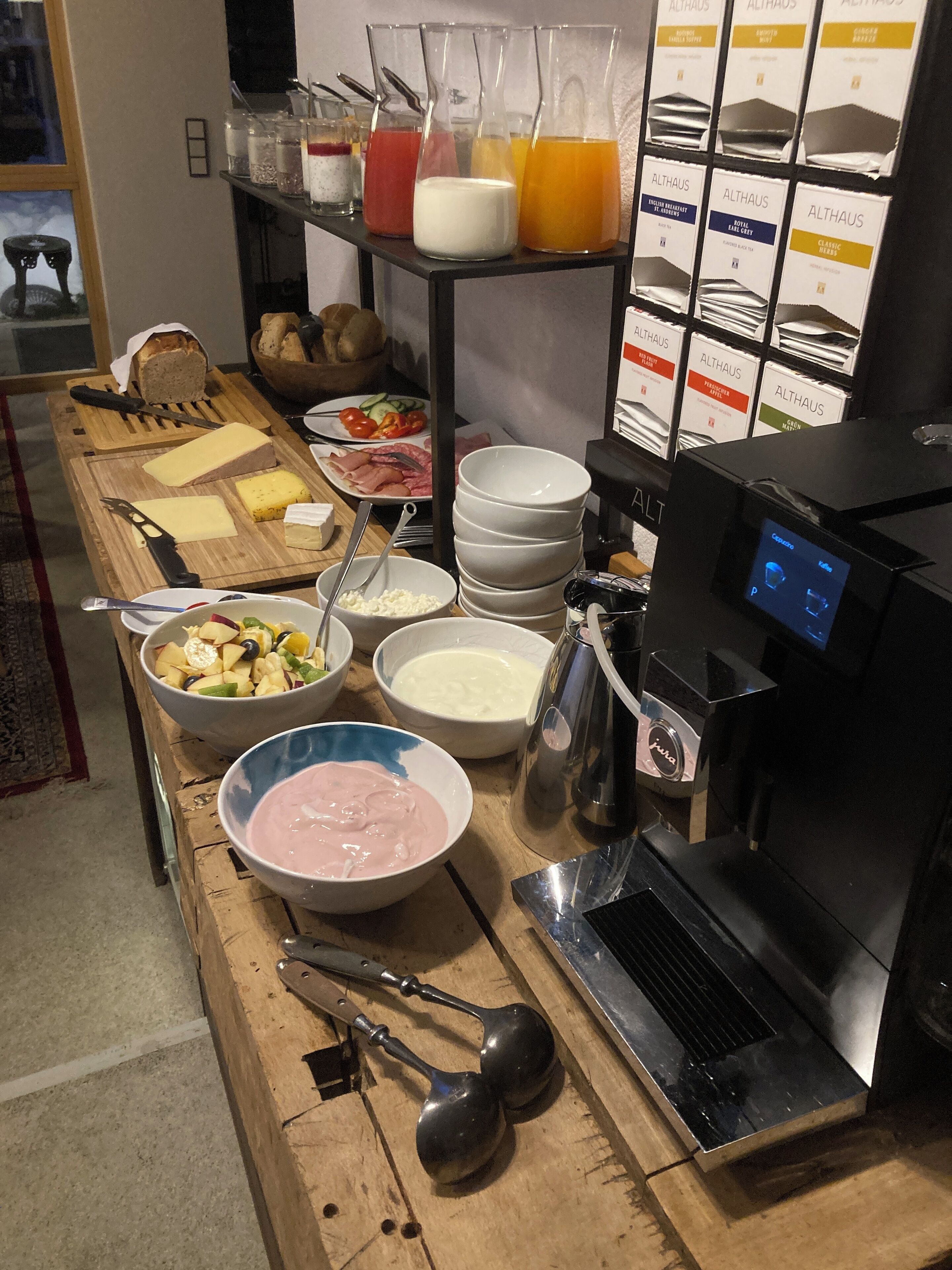 Gratis morgenmadsbuffet hver dag