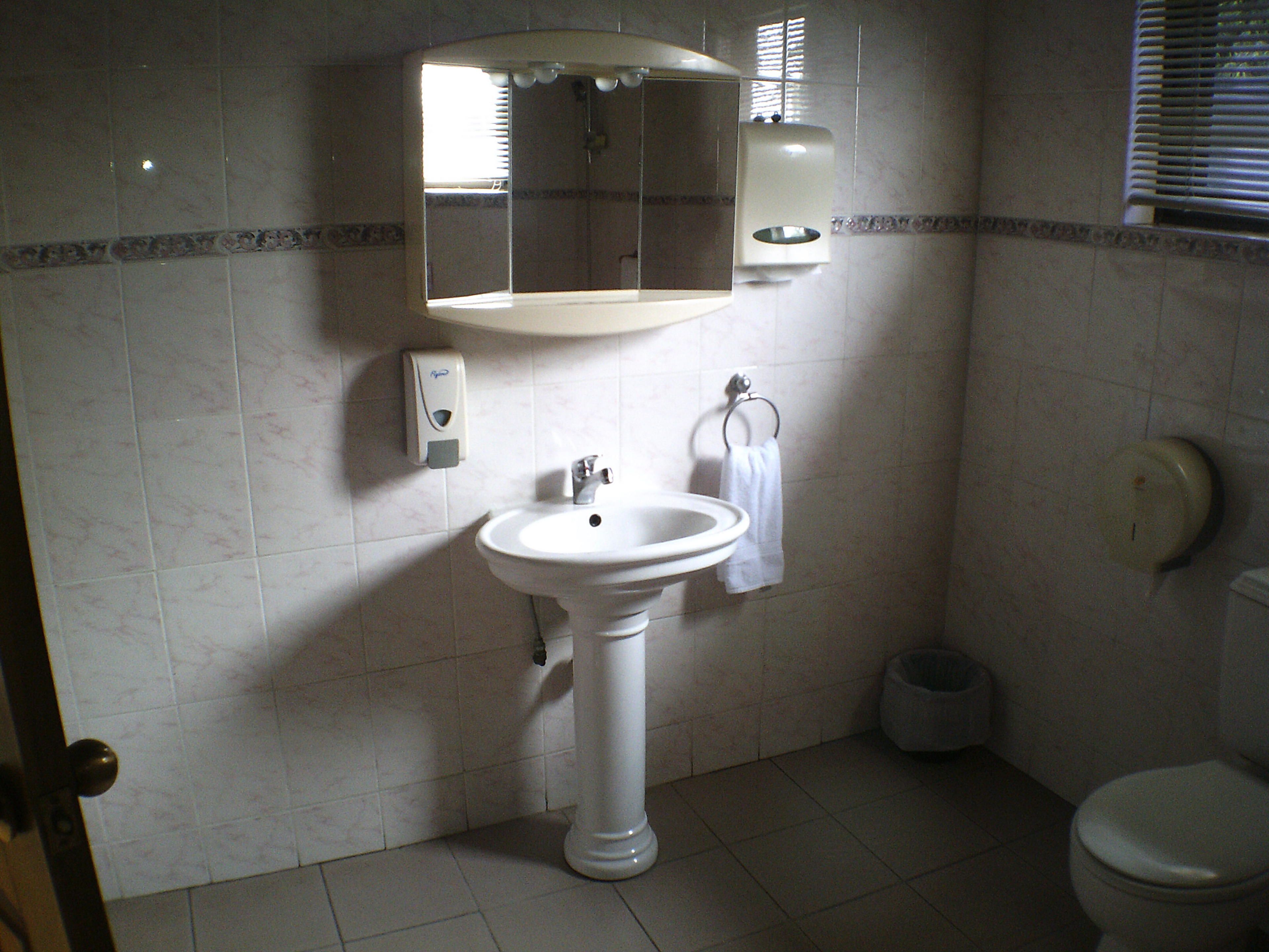 deluxe double room | bathroom | free toiletries, hair dryer, towels