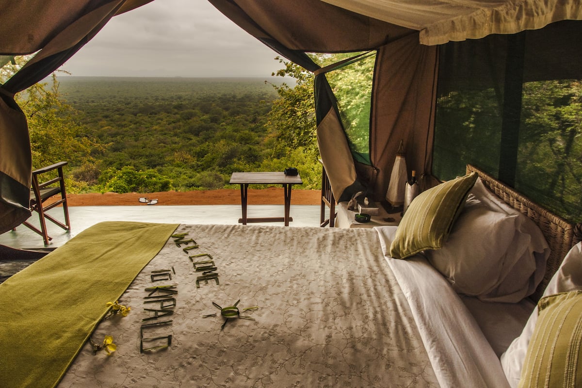 Double or Twin Room, Hill View (Tented Accommodation) | View from room