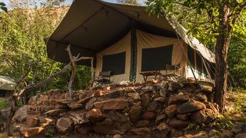 Double or Twin Room, Hill View (Tented Accommodation) | Terrace/patio