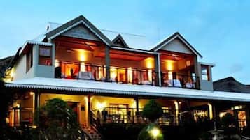 Front of property – evening/night