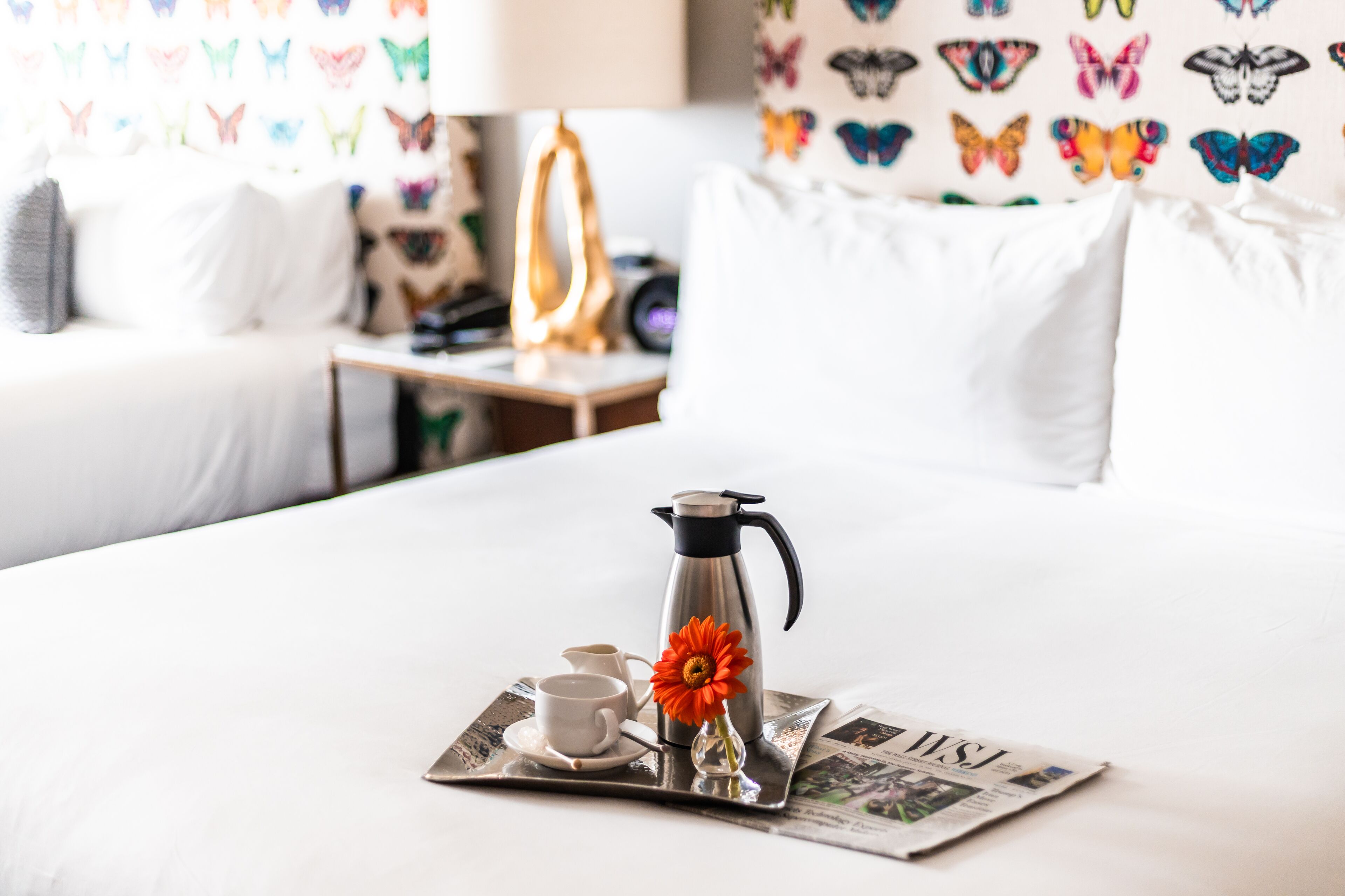 egyptian cotton sheets, premium bedding, pillow-top beds, minibar