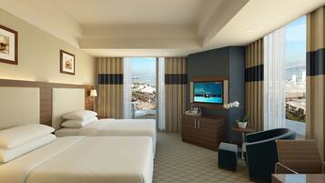 Room, 1 Twin Bed, Balcony, Corner | Premium bedding, minibar, in-room safe, desk