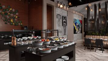Daily buffet breakfast for a fee