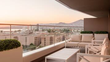 Uitzicht vanaf balkon