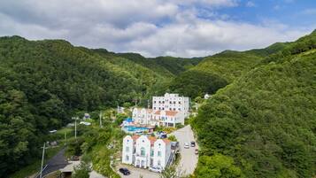 Fassade der Unterkunft