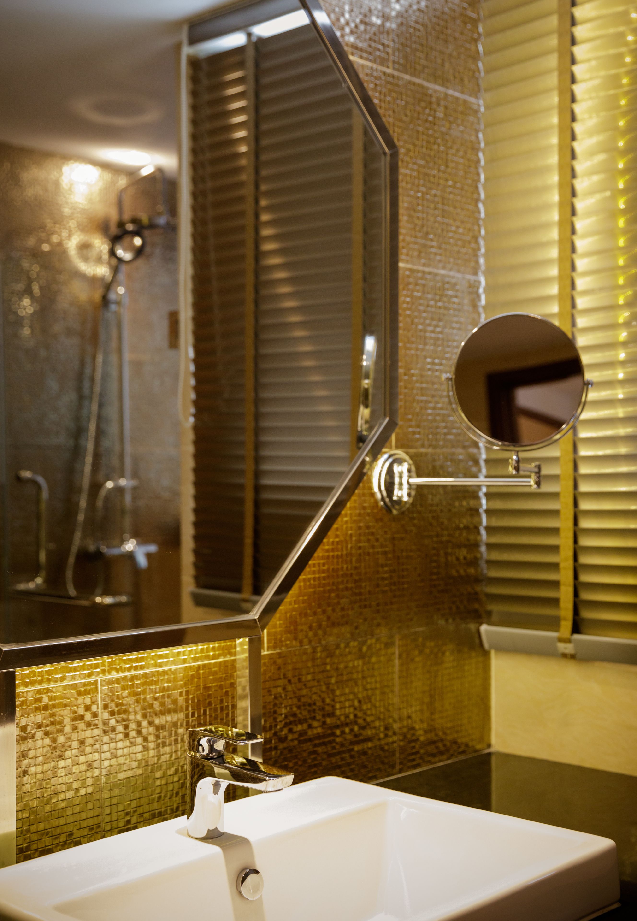 luxury suite, 1 king bed | bathroom sink