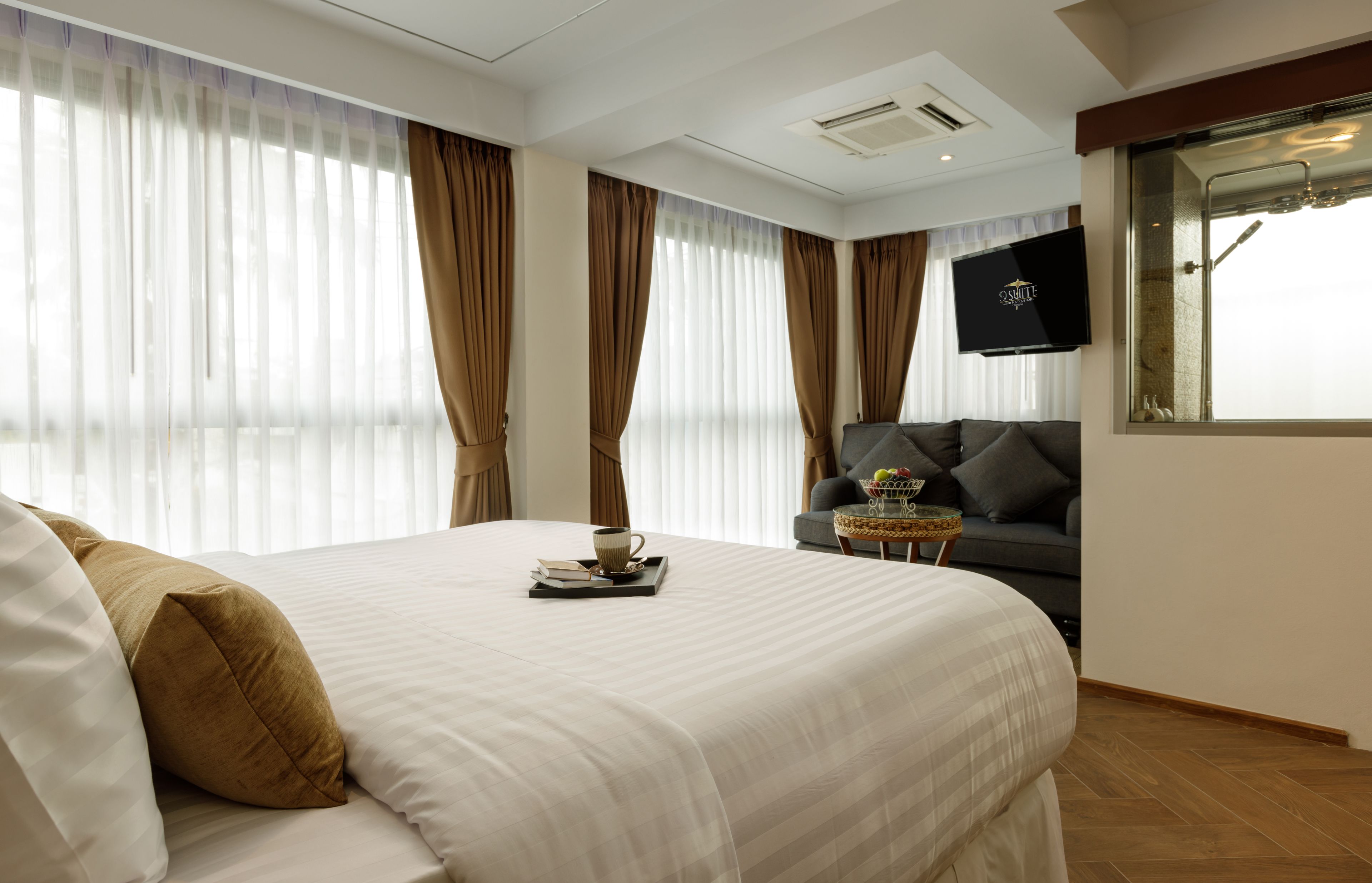 deluxe double room, 1 king bed | view from room