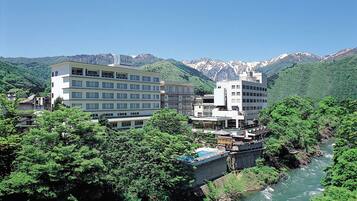 Majoituspaikan julkisivu