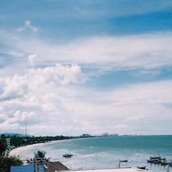 Gần bãi biển, câu cá