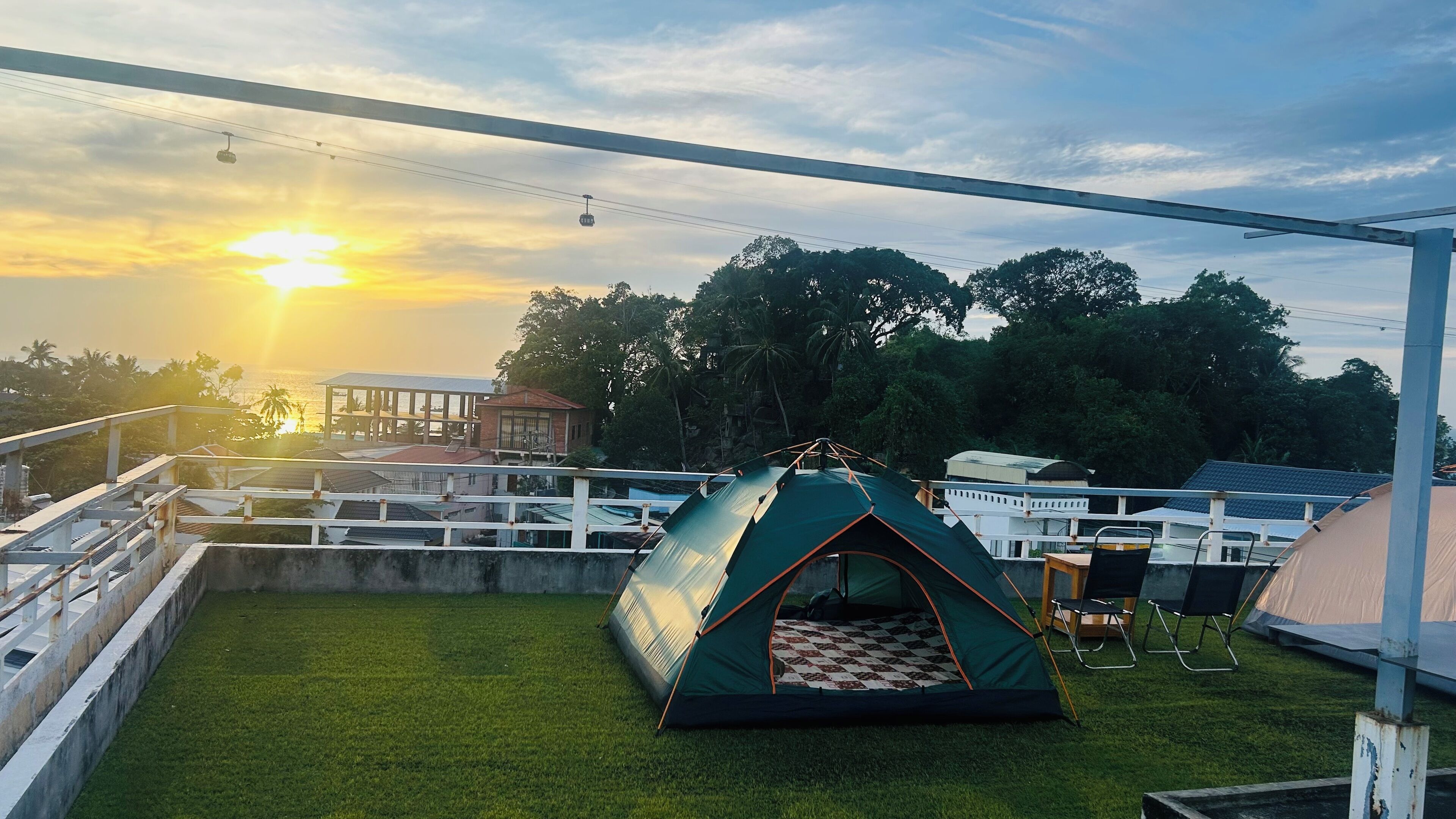 Tienda de campaña romántica | Terraza o patio