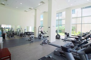 Apartment, 1 Bedroom | Fitness facility - Kennedy Towers - Burj Views (Dubai)