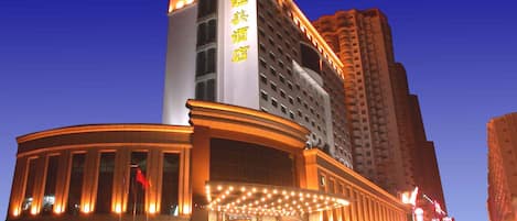 Front of property – evening/night