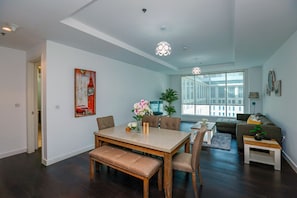 Apartment, 2 Bedrooms | In-room dining - Kennedy Towers - Limestone (Dubai)
