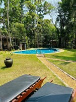 Deluxe Double Room, Accessible, Pool Access | Terrace/patio